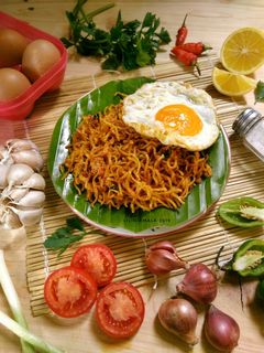 Foto resep Mie Goreng Kari Pedas