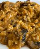 Arroz meloso de setas