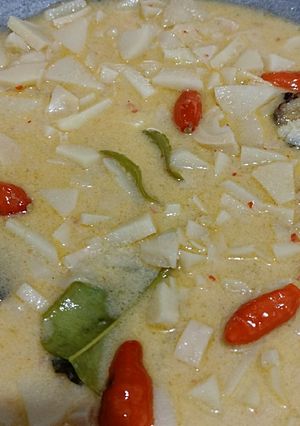 Foto resep Rebung kuah santan