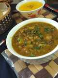 Potato-Red Chori Beans (Cowpeas) Sabji