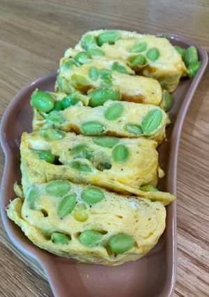 減醣必吃— 毛豆蛋捲 的食譜成品照片