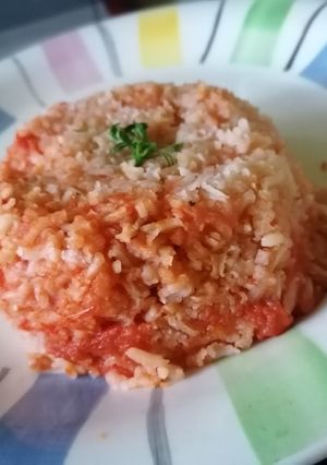 Una foto de Arroz rojo