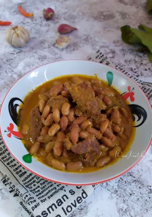 Foto resep Kalio Kacang Merah & Tetelan