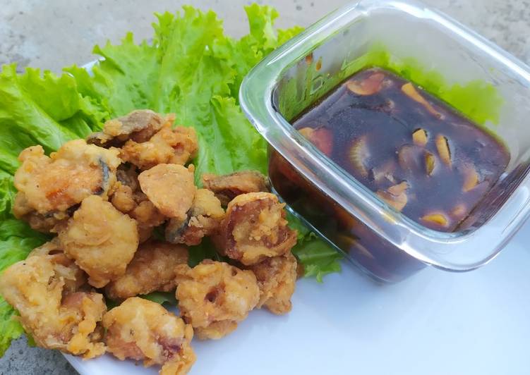 12 Resep: Salmon crispy with mushrom blackpaper sauce yang Enak!