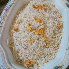 A picture of Egg fried rice.