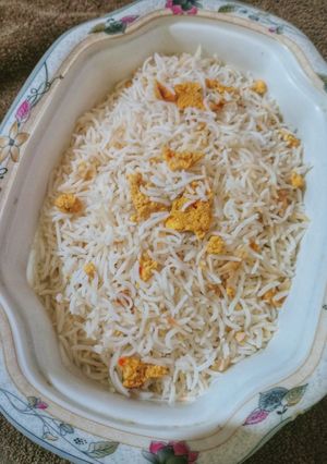 A picture of Egg fried rice.