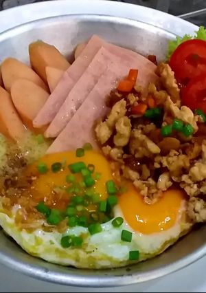 รูปของ ไข่กระทะไก่สับ