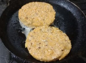 Una foto de Hamburguesas de Garbanzo