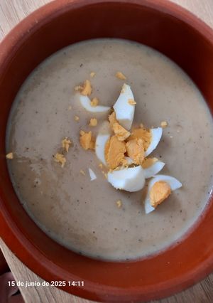 Una foto de Crema de cebolla