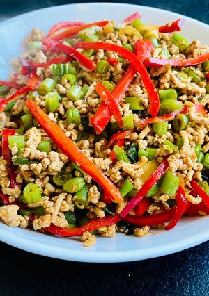 香辣四季豆肉末 的食譜成品照片