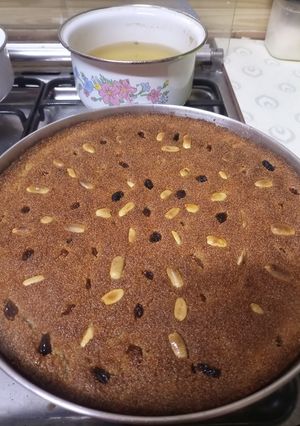 صورة لوصفة بسبوسة