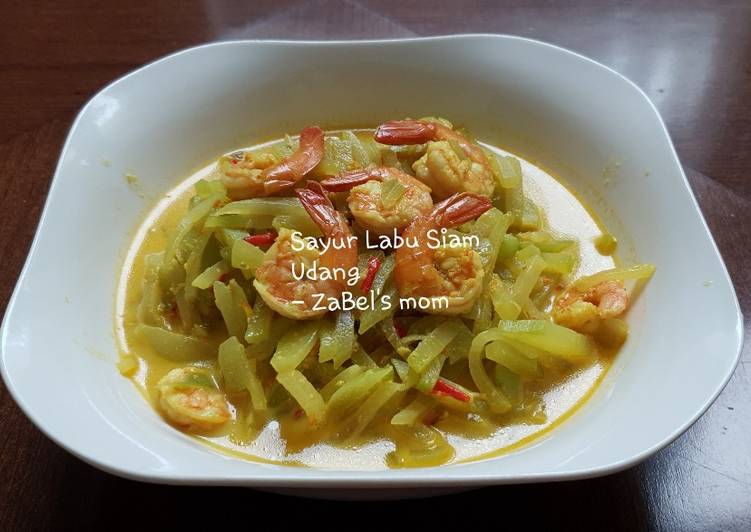 Resep Sayur Labu Siam Udang yang Lezat Sekali