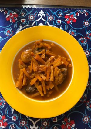 عکسی از دستور خورشت هويج