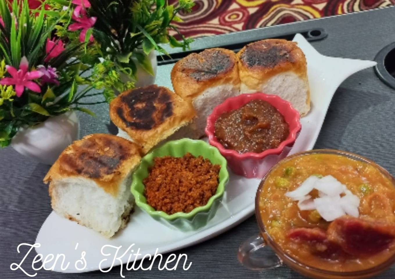 Beet Pav Bhaji