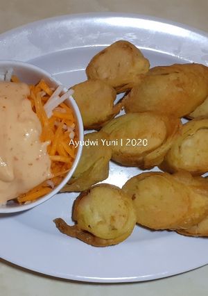 Foto resep Chicken Egg Roll & Salad ala Hokben