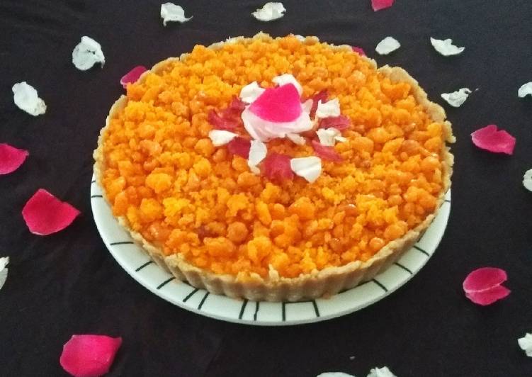 Motichur Ladoo Pie