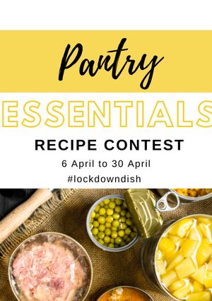 A picture of Pantry Essentials Recipe Contest.