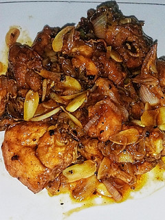Foto resep Ayam goreng saus lada hitam