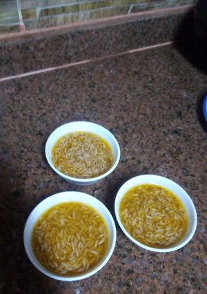 صورة لوصفة شوربة لسان العصفور 😛