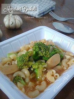 Foto resep Macaroni Brokoli (asam manis)