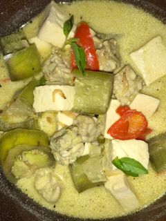Foto resep Lodeh putih tahu tempe terong