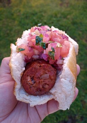 Una foto de Choripán