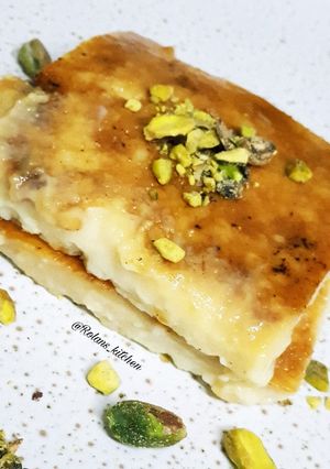 صورة لوصفة مهلبية تركية(كازانديبي)