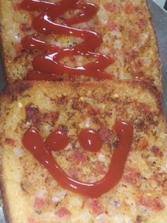 A picture of Bread pizza.