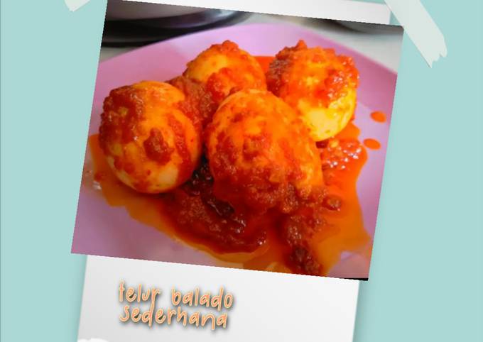 Standar Bagaimana cara buat Telur Balado Sederhana  spesial