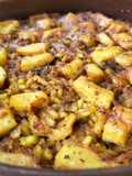 Arroz al horno con pota y hueva de atún