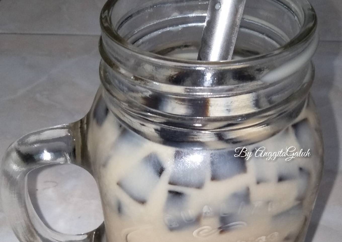 Es Cendol Cincau Hitam Susu-FiberCreme