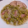 Piselli freschi con soppressata lucana