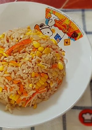 รูปของ ข้าวอบปูอัด (ไมโครเวฟ)