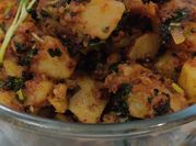 A picture of aloo methi