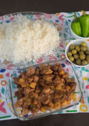 عکسی از دستور جغور بغور با جگر مرغ