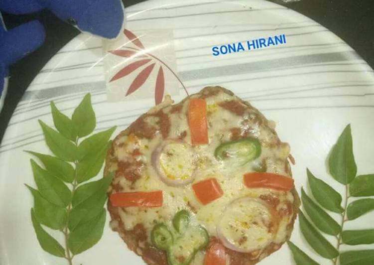 Easiest Way to Prepare Super Quick Homemade Green moong pizza