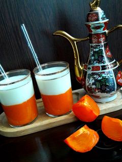 عکسی از دستور شیر خرمالو