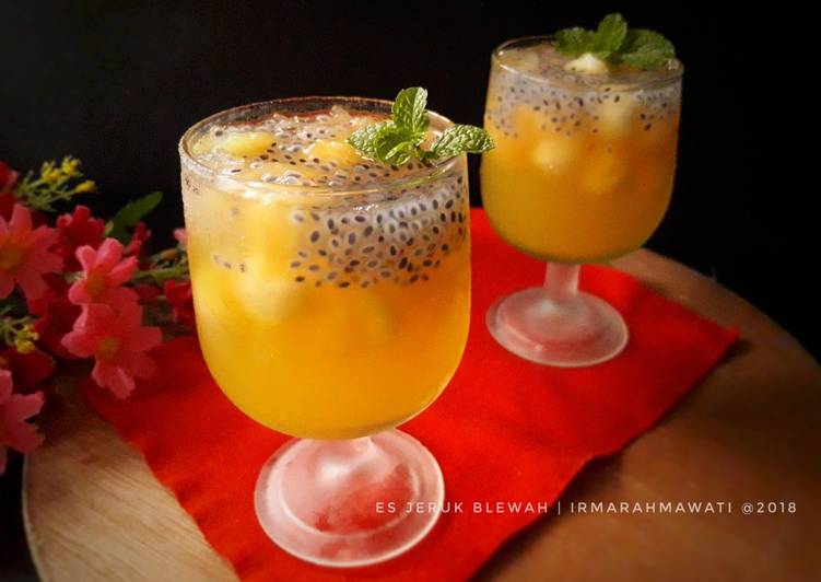 Resep: Enak22. Es Jeruk Blewah