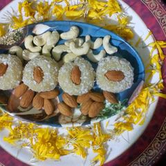A picture of Kaju Badam Peda.