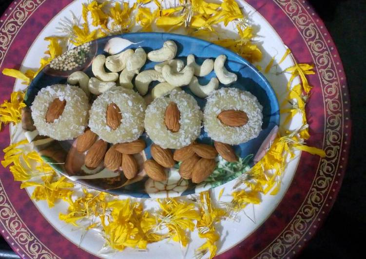 Steps to Prepare Kaju Badam Peda