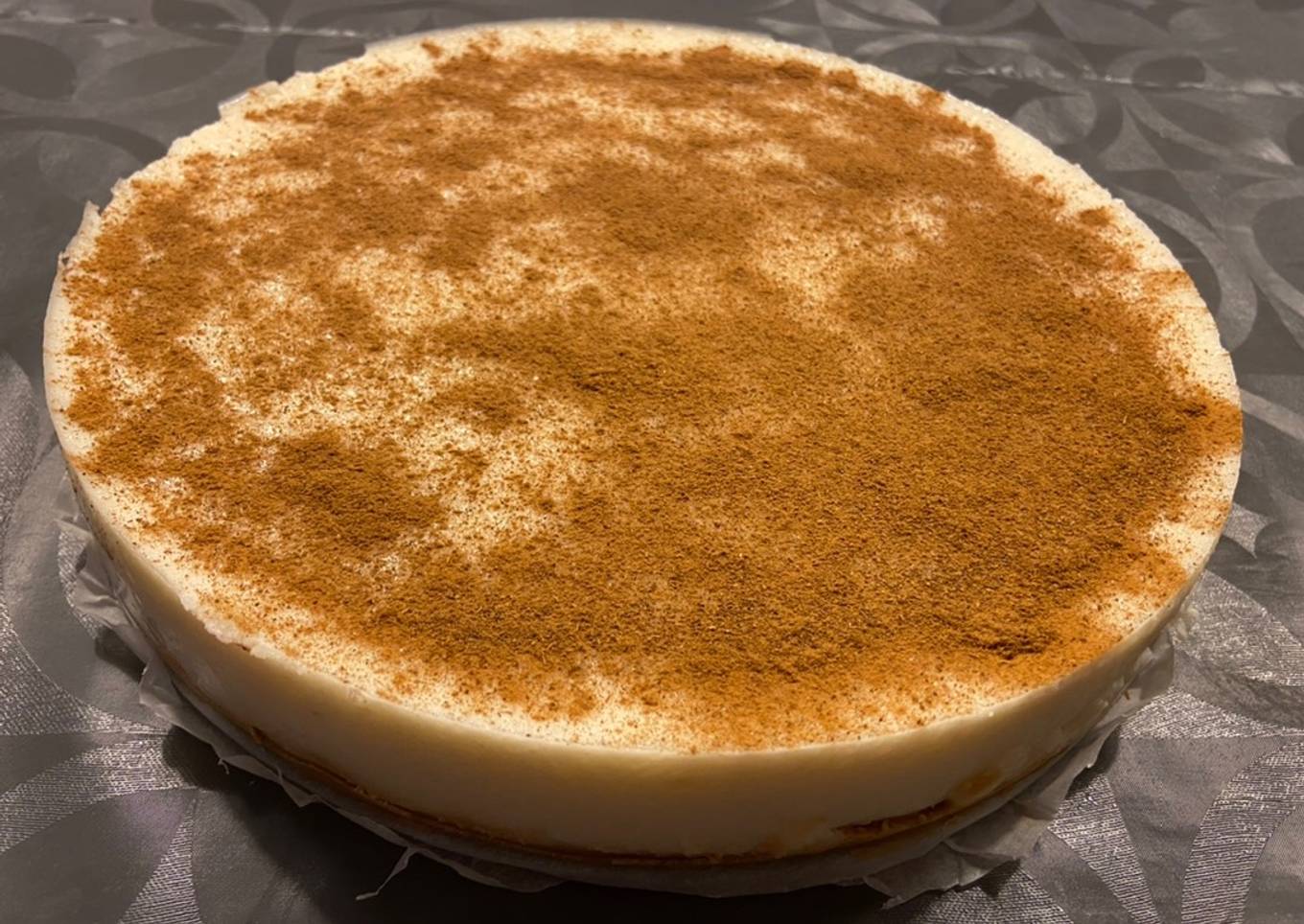 Tarta de arroz con leche