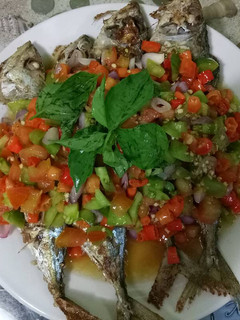 Foto resep Ikan Kembung Goreng Sambal Dabu-Dabu