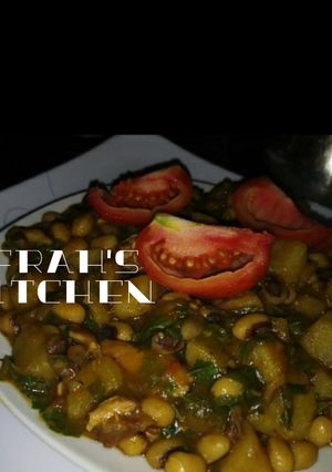 A picture of Beans and yam porridge.