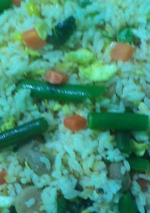 Foto resep Nasi goreng barbeque simpel dan praktis