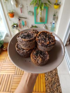 Foto de Pão de batata doce roxa