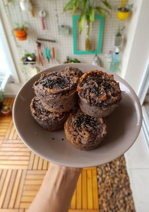 Foto de Pão de batata doce roxa