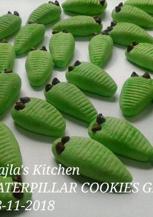 Foto resep Caterpillar Cookies Gluten Free