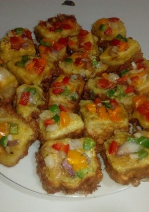 A picture of Yam Picatta by Ogechukwu Mbanugo.