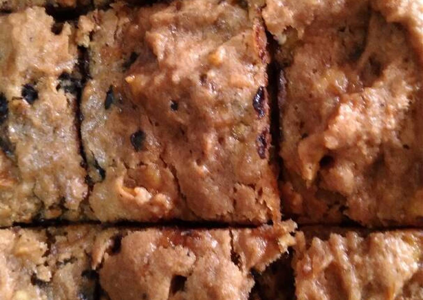 Healthy banana bread tanpa mixer