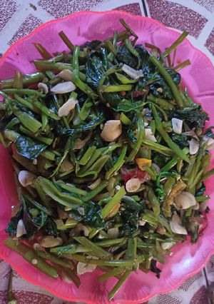 Foto resep Resep tumis kangkung sederhana